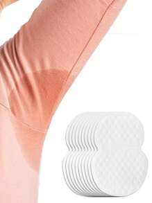10pcs Underarm Care Sweat Absorbing Deodorant Pad - White - View 1
