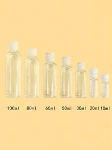 10入組30毫升透明帽子乳液分裝瓶 - 無色 - 查看 1