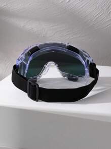 1 对女士简约防风可调节时尚百搭滑雪镜，适用于户外沙滩配件女士眼镜遮阳镜