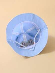 1 Mũ Xô Hoạt Hình Cho Bé Trai Mùa Xuân, Mùa Thu Và Mùa Đông - Màu xanh nhạt - Xem 3