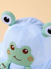 1 Mũ Xô Hoạt Hình Cho Bé Trai Mùa Xuân, Mùa Thu Và Mùa Đông - Màu xanh nhạt - Xem 4