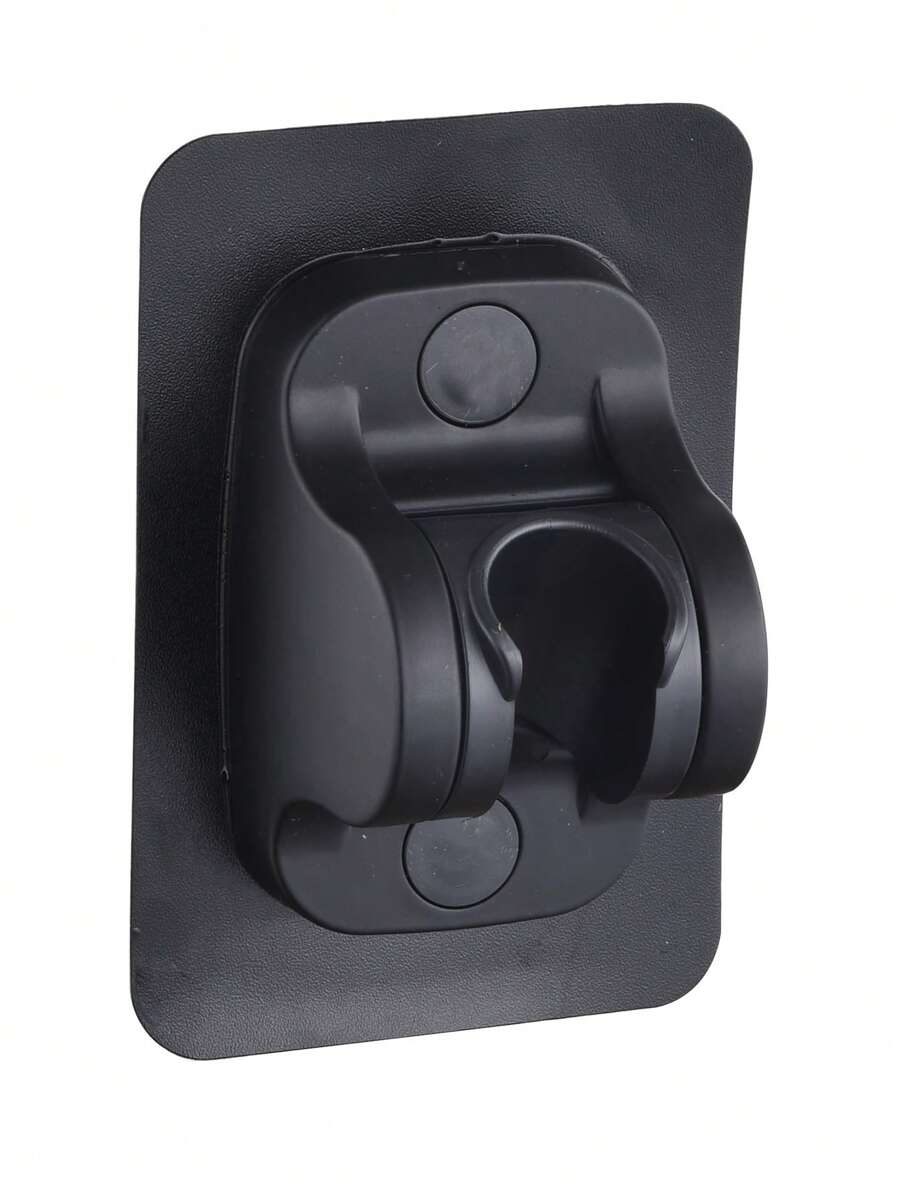 1入組壁掛式淋浴頭架黑色淋浴頭支架