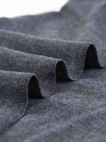 CILKOO Solid Halter Top - Dark Grey - View 7