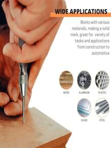 1套碳鋼自動中心打孔器帶可調張力現代重型彈簧鋼中心孔打孔器