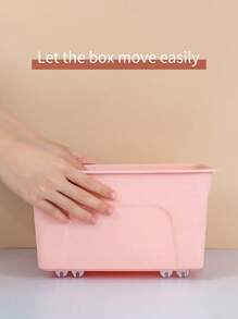 4pcs/set ABS Universal Wheel, Modern 360 Degree Rotation Sticky Wheel For Home - White - View 5