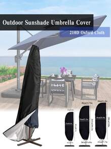 1pc Waterproof Outdoor Sunshade Umbrella Cover