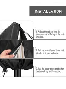 1pc Waterproof Outdoor Sunshade Umbrella Cover