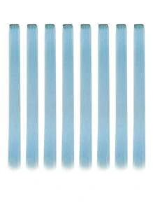 8pcs Clip In Long Straight Synthetic Hair Extension