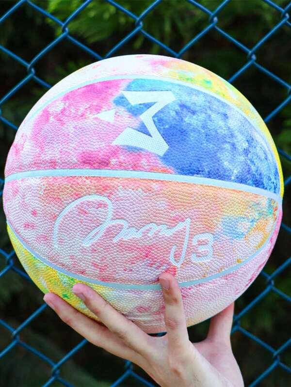 1pc Tie Dye Basketball SHEIN USA