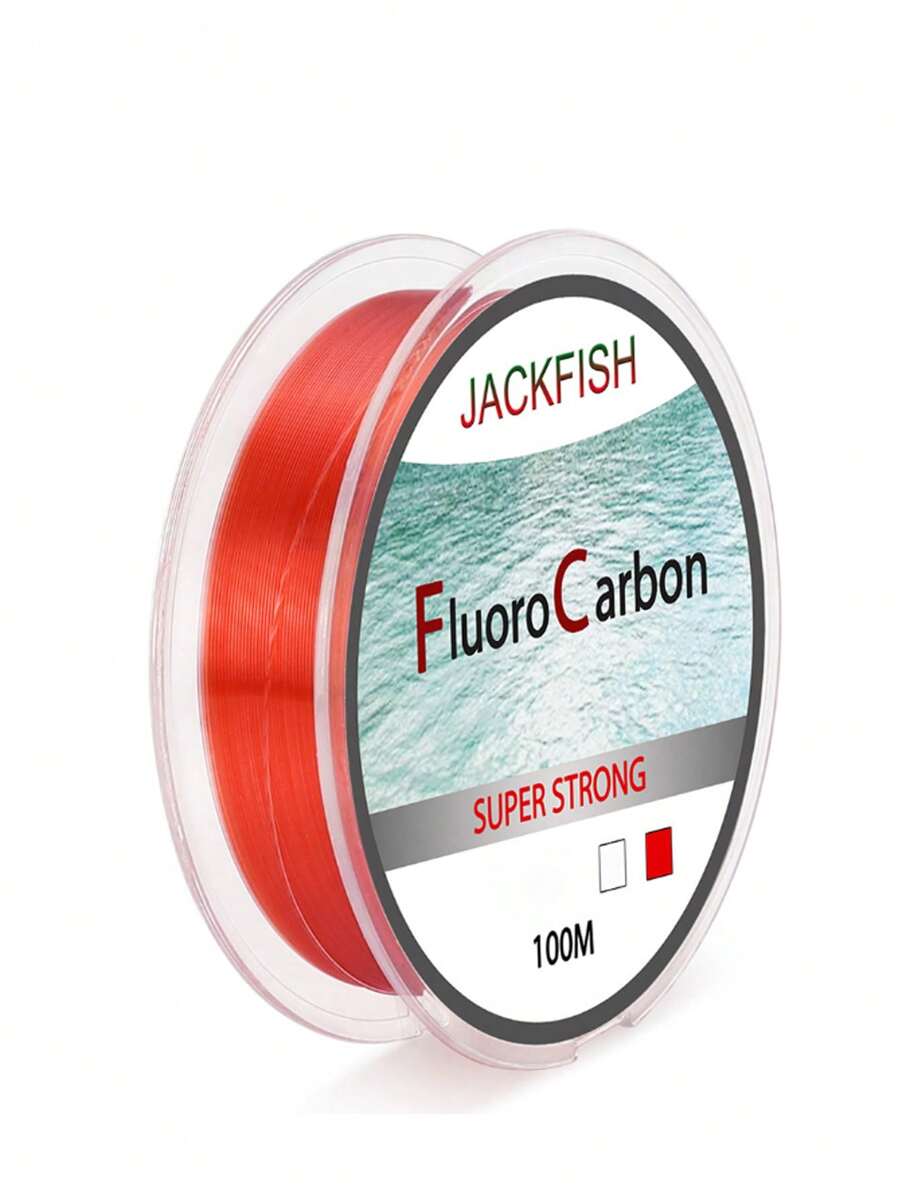 1 dây câu Polyamide 100M - Màu Đỏ Sâu - Xem 1