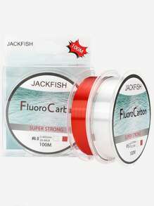 1 dây câu Polyamide 100M - Màu Đỏ Sâu - Xem 3