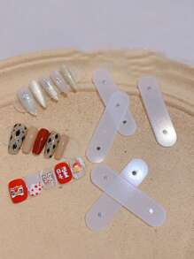 10件套美甲展示架，美甲用品，美甲工具，美甲艺术工具，返校季，美甲，美甲贴片工具，修甲修脚工具 - 無色 - 查看 2