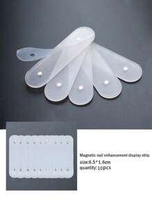 10件套美甲展示架，美甲用品，美甲工具，美甲艺术工具，返校季，美甲，美甲贴片工具，修甲修脚工具 - 無色 - 查看 3