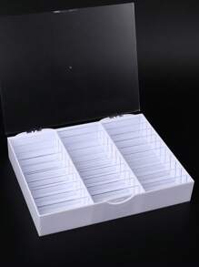 FULL BEAUTY 1 hộp đựng đầu móng tay giả - trắng - Xem 7