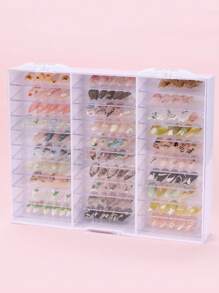 FULL BEAUTY 1 hộp đựng đầu móng tay giả - trắng - Xem 9