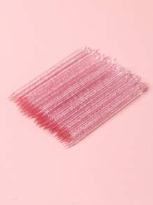 FULL BEAUTY 50pcs Double-Ended Pink Acrylic Cleaning Stick Dead Skin Exfoliation Stick Manicure Tool,Nail Supplies,Nail Tools,Nail Art Tools,Back To School,Nails,Nail Tools For Press On Nails - Pink - View 4