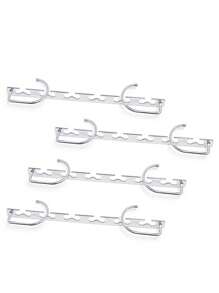 1 giá treo đồ đa năng bằng thép không gỉ chống trượt - Bạc - Xem 3