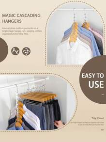 1 giá treo đồ đa năng bằng thép không gỉ chống trượt - Bạc - Xem 5