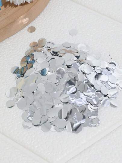 1 pieza/10g Confeti de papel pequeño y redondo para decorar globos, Navidad