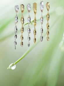 6pcs Plastic Bird Repellent Stick, Creative Bird Repellent Reflective Rod For Garden - Multicolor - View 1