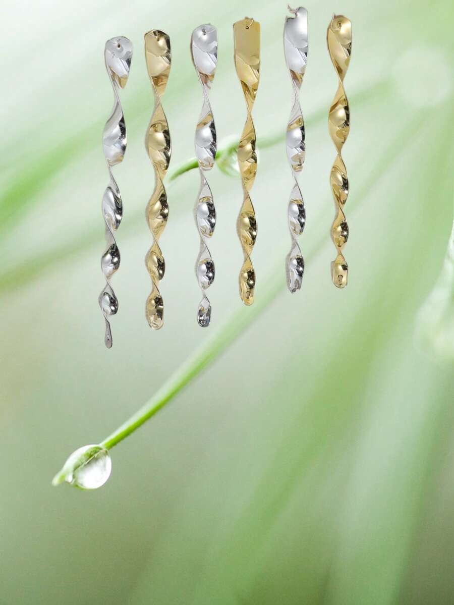 6pcs Plastic Bird Repellent Stick, Creative Bird Repellent Reflective Rod For Garden - Multicolor - View 1