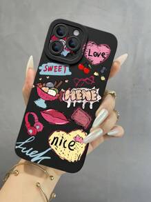 Ốp điện thoại họa tiết môi - Nhiều màu - Xem 2