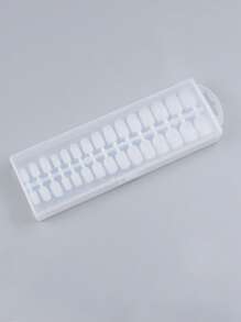 240pcs Clear Short Oval Fake Nail - Clear - View 4