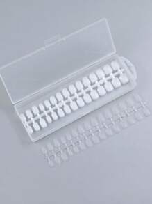 Transform Your Nails with 240pcs Clear Short Square Transparent Fake Nail For Home DIY Nail Salon Nail Extension - Clear - View 5