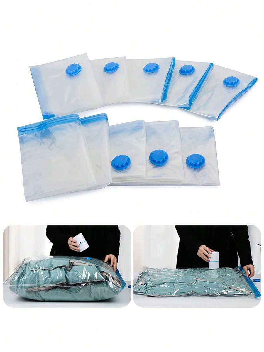 1 túi hút chân không trong suốt - trắng - Xem 1