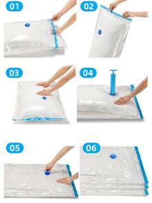 1 túi hút chân không trong suốt - trắng - Xem 5