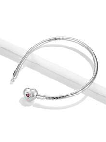 MAGIC CHARMS 1 vòng tay thiết kế xương rắn tự làm màu bạc - xanh quân đội - Xem 2