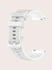 Dây đeo đồng hồ silicon màu tương thích với Samsung Galaxy Watch5/4 - trắng - Xem 6