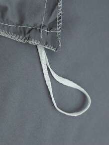 1pc Simple Black & White Grid Pattern Bedding Set, All Seasons - Multicolor - View 3