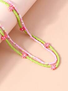 1Pc Thời Trang Đính Hạt Thủy Tinh Trang Trí Dây Thắt Lưng Cho Nữ Trang Trí Hàng Ngày - Nhiều màu - Xem 2