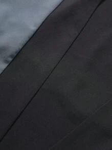 Manfinity Hypemode Loose Fit Men's Two Tone Drop Shoulder Kimono Without T-Shirt - Multicolor - View 4