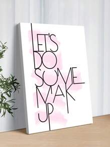 1 Tranh có khung đồ họa khẩu hiệu, Tranh có khung hiện đại để trang trí nhà - Nhiều màu - Xem 1