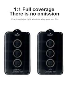 鷹眼鏡頭保護與三星兼容 - 黑色 - 查看 4