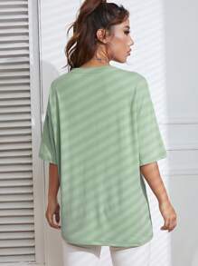 INAWLY 卡通图案落肩超大 T 恤 IT'S A TEA SHIRT 图案 T 恤 女式上衣，男女通用