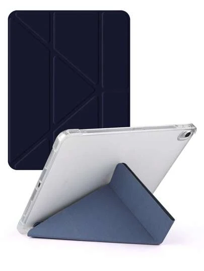 笔槽多折支架平板电脑保护套，兼容 iPad Mini 4/5/6/Mini7/9.7/10.2/10.5//Air4/Air5/10th/10.9/Pro11in/Air11(M2)/Air13(M2)/Pro11(M4)/Pro13(M4) 2024 12.9in/iPad Air 13(M3 2025)/iPad Air 11 英寸(M3) 2025/iPad(A16) 11 英寸第 11 代 2025