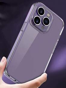 3pcs HD Screen Protection Film & Clear Phone Case & Lens Protector Compatible With IPhone 16/16 Plus/16 Pro/16 Pro Max/15/15Pro/15Plus/15Promax - Clear - View 2