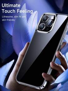 3pcs HD Screen Protection Film & Clear Phone Case & Lens Protector Compatible With IPhone 16/16 Plus/16 Pro/16 Pro Max/15/15Pro/15Plus/15Promax - Clear - View 6