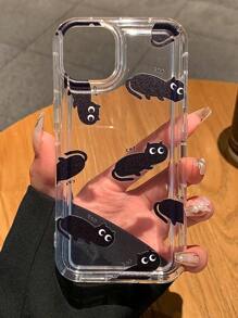 Chain Design Floral Air Cushion Phone Case - Multicolor - View 2