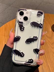 Chain Design Floral Air Cushion Phone Case - Multicolor - View 3