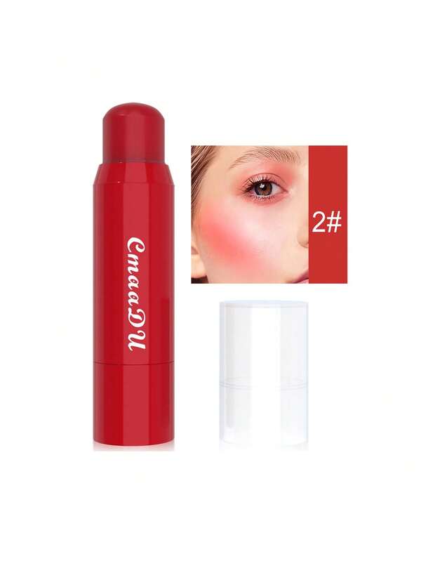Cream Blush Stick, 2 In 1 Multifunction Blush Cream For Cheeks & Lips, Cheek Makeup Stick