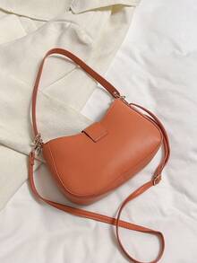 Women's Multifunctional Handbag, Shoulder Bag For All Occasions - Orange - View 2