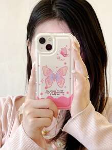 Vỏ điện thoại in hình bướm - Nhiều màu - Xem 3
