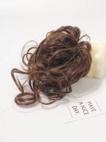 Kẹp Vuốt Ngắn Xoăn Tổng Hợp Updo - Màu nâu  Mocha - Xem 3