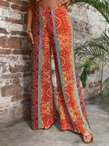SHEIN VCAY Quần nữ Bộ lạc Boho - Nhiều màu - Xem 4