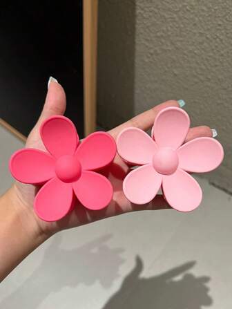 2 piezas Pinza de pelo con diseño de flor linda para decoración del cabello, Pinza de flor para el Día de San Valentín, Pinzas para el cabello, Accesorios para el cabello para mujer para la escuela, la universidad, el otoño, el invierno y las vacaciones