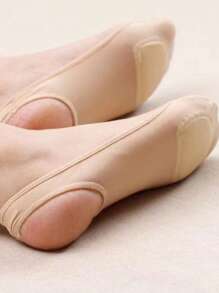 4雙女性素色休閒船襪適用於日常 - 彩色 - 查看 1